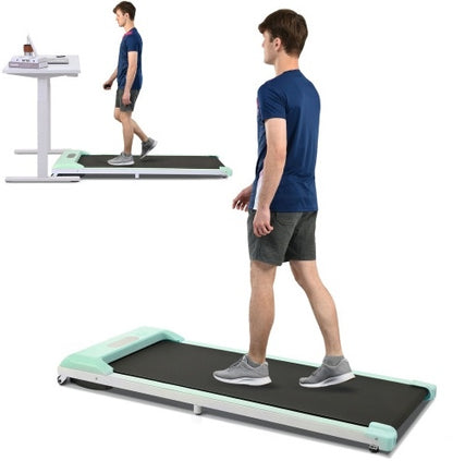 2-in-1 Under Desk Electric Treadmill 2.5HP with Remote Control & Display