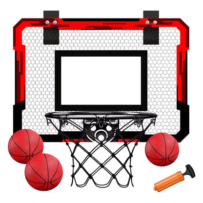 Ring Basketball Hoop Wall-Mounted Indoor Training Home Kids Basketball Toy Mini Basketball Hoop Set for Kids Outdoor Games