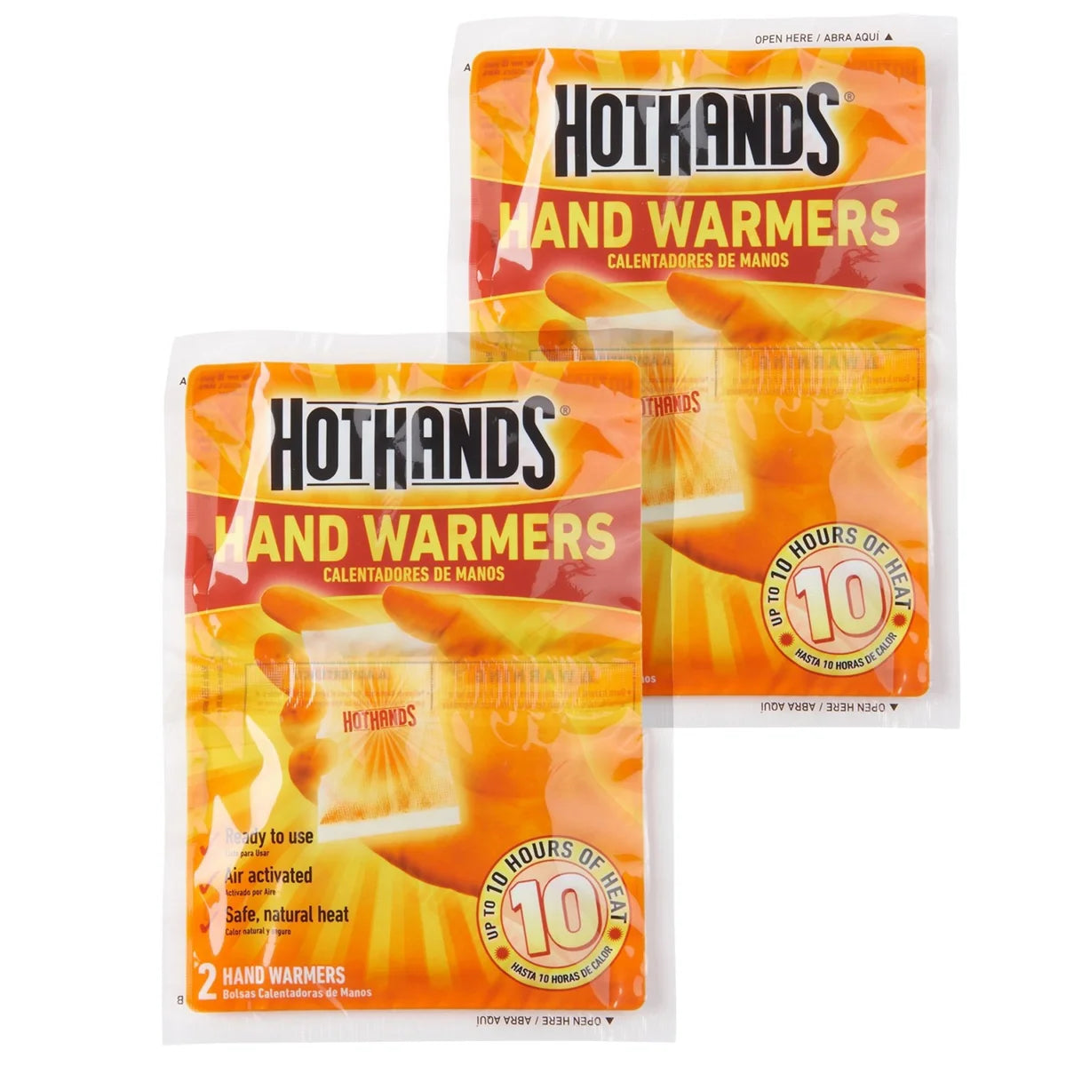 (2 Pack)  Hand Warmers, 1 Pair Pack up to 10 Hours of Heat