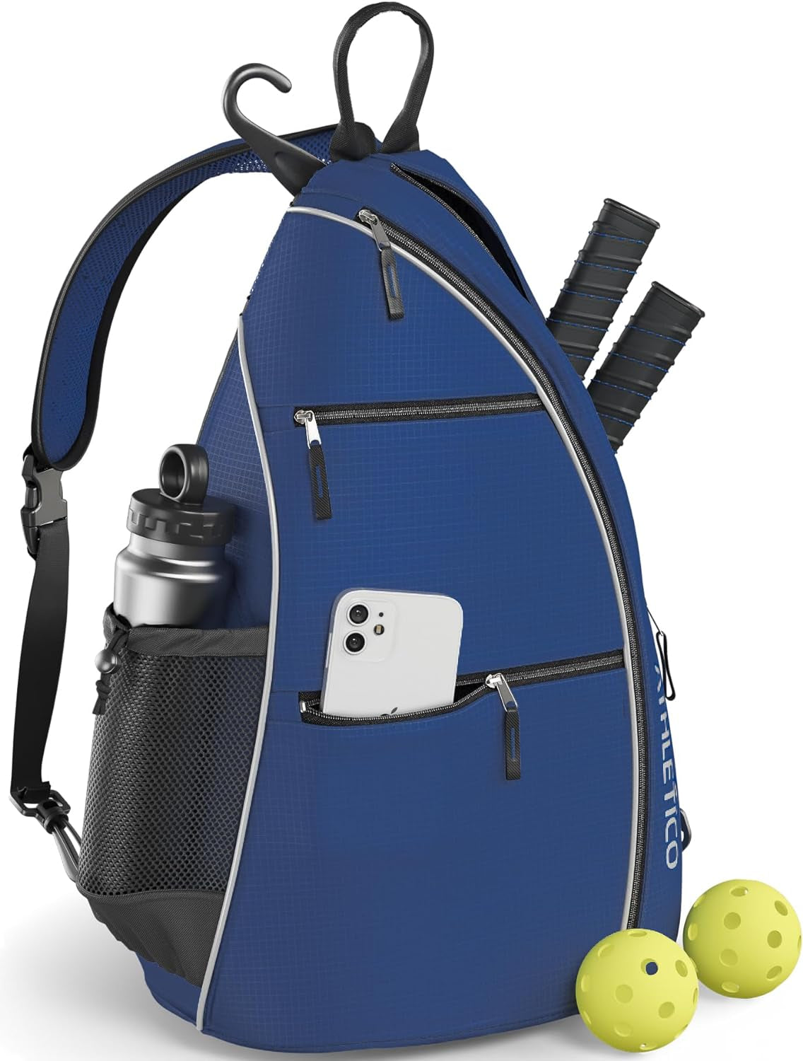 Sling Bag - Crossbody Backpack for Pickleball, Tennis, Racketball, and Travel for Men and Women