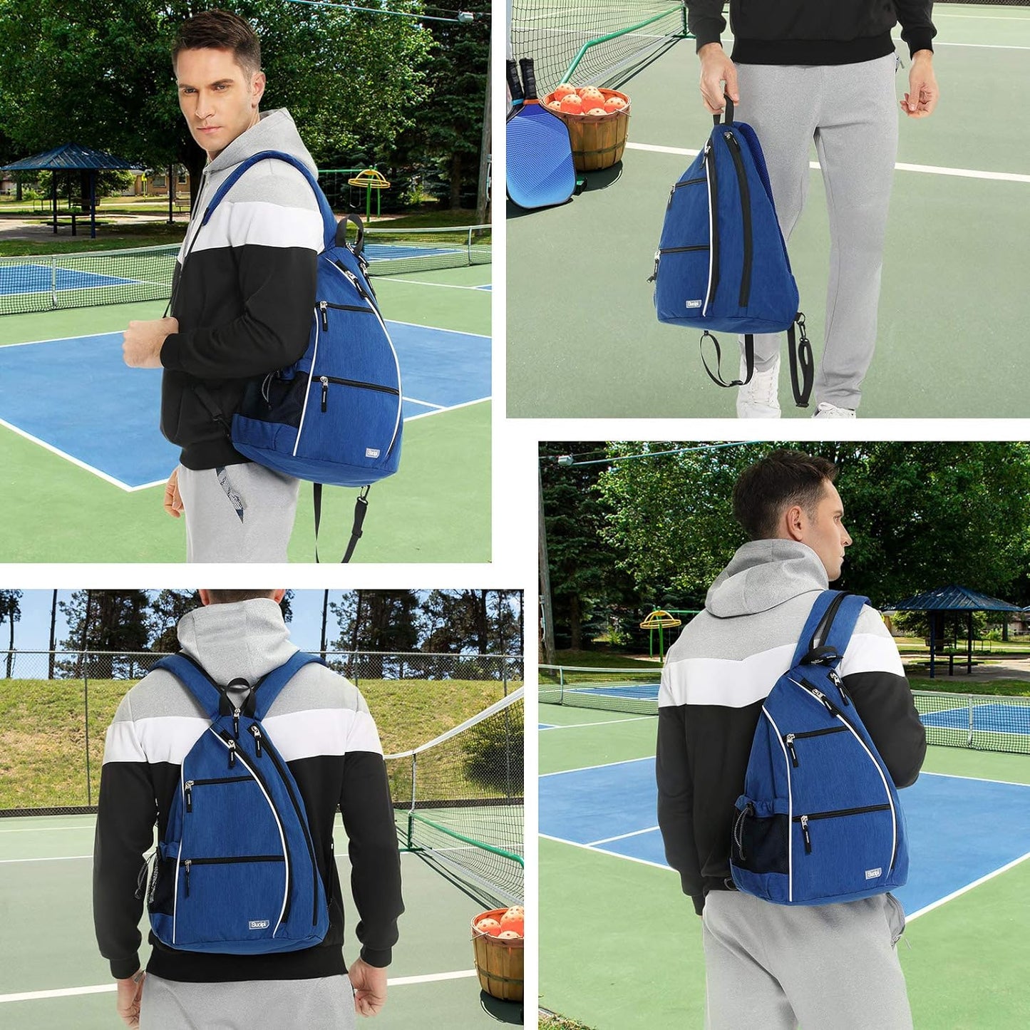 Pickleball Bag for Women Pickleball Backpack Reversible Pickleball Paddle Bag Pickleball Rackets Bags for Ladies