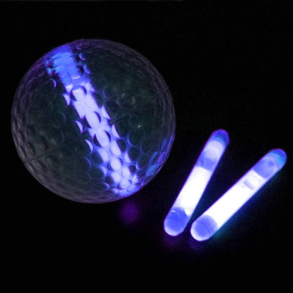 Night Golf Balls - 20 Reusable Glow in the Dark Plastic Golf Balls with Blue Glow Inserts