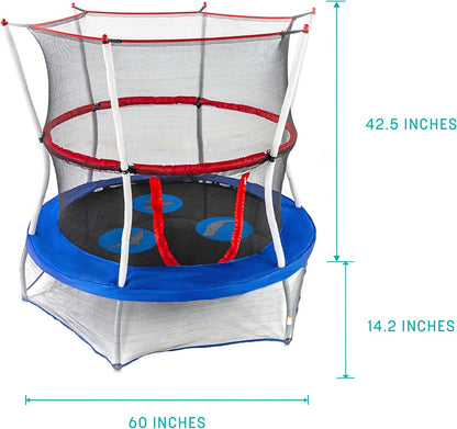 Mini Trampoline with Enclosure Net