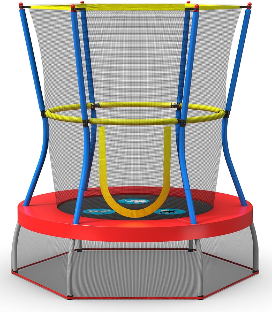 Mini Trampoline with Enclosure Net