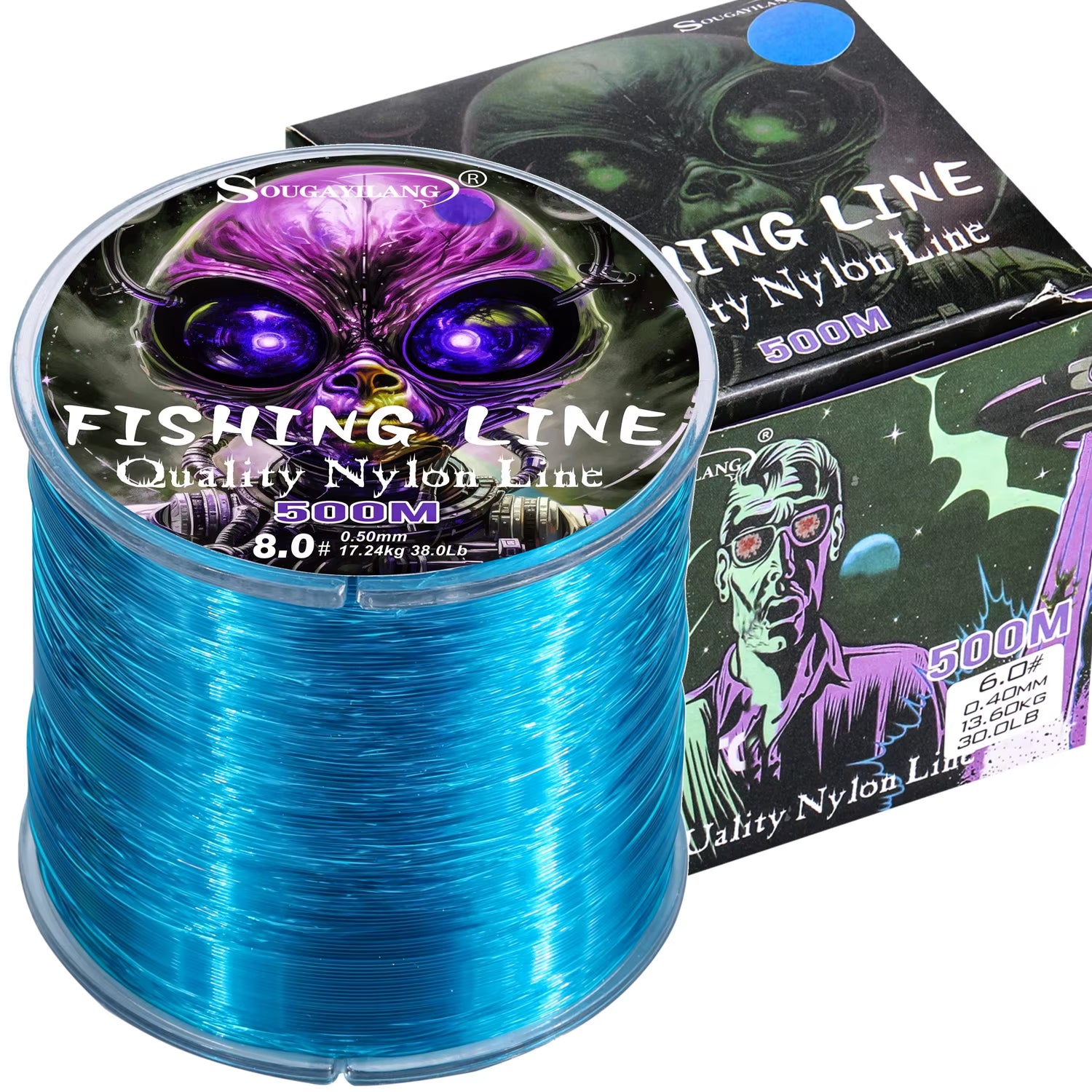 500M Nylon Fishing Line Max Drag 7-38LB Super Stronger Nylon Line Japan Monofilament Saltwater Freshwater Line Pesca