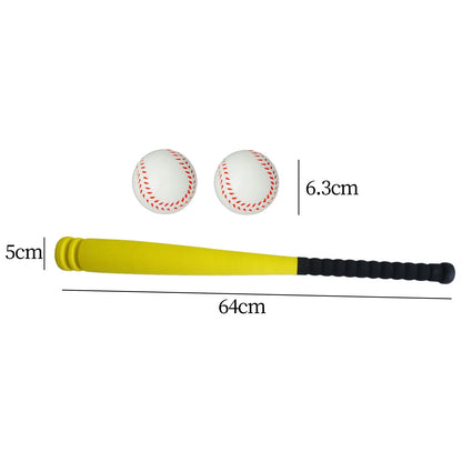 Children Baseball Bats Balls Set Sponge Baseball Toy Secure Toddlers Batting Game for Gift Activity Playground