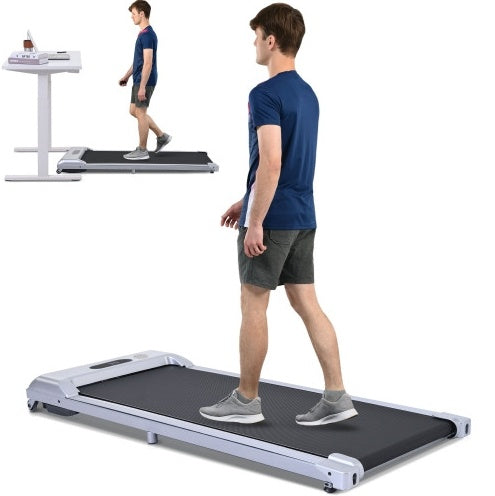 2-in-1 Under Desk Electric Treadmill 2.5HP with Remote Control & Display