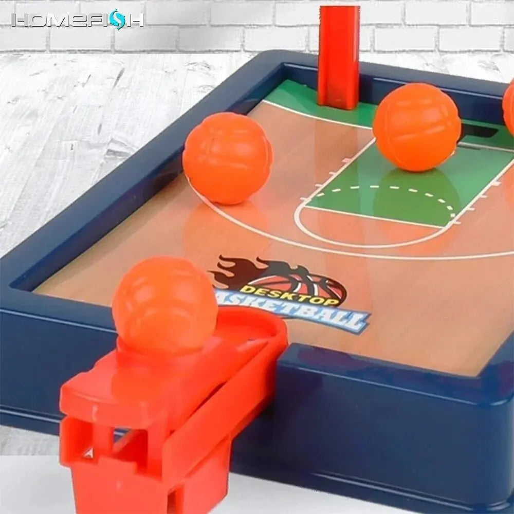 Basketball Game.Mini Desktop Tabletop Portable Travel or Office Game Set for Indoor or Outdoor. Fun Sports Novelty Toy or Gift