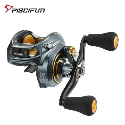 Alijoz 300 Low Profile Baitcasting Reel 15KG Max Drag 8+1 Bearings Aluminum Frame Freshwater Saltwater Fishing Reel