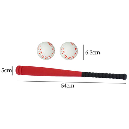 Children Baseball Bats Balls Set Sponge Baseball Toy Secure Toddlers Batting Game for Gift Activity Playground