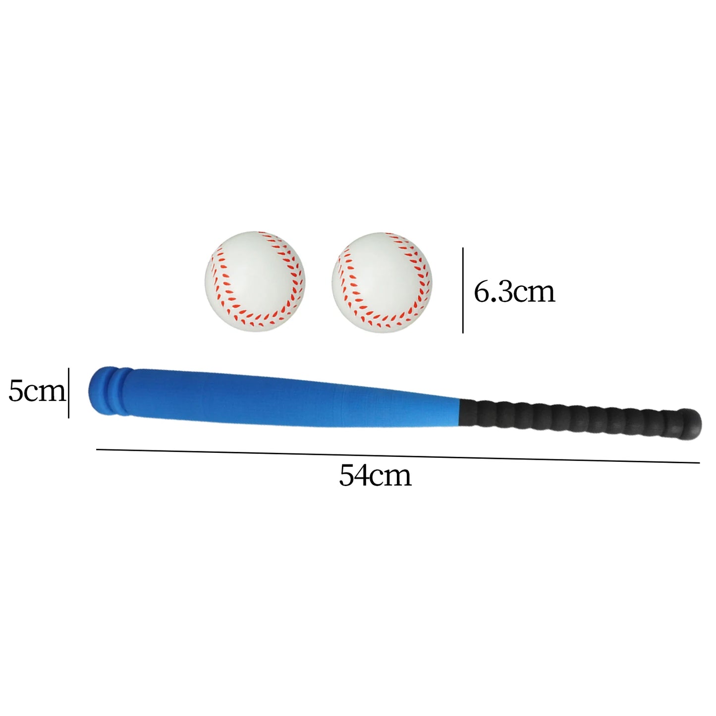 Children Baseball Bats Balls Set Sponge Baseball Toy Secure Toddlers Batting Game for Gift Activity Playground