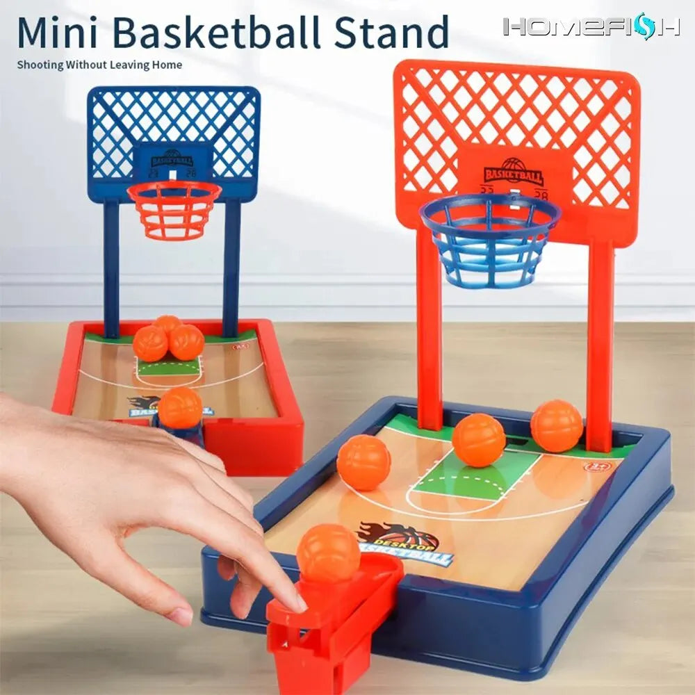 Basketball Game.Mini Desktop Tabletop Portable Travel or Office Game Set for Indoor or Outdoor. Fun Sports Novelty Toy or Gift