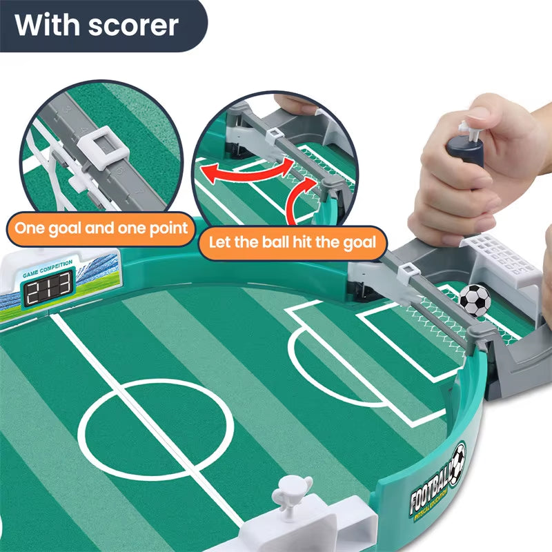 Soccer Table Football Board Game for Family Party Game Tabletop Play Ball Soccer Toys Portable Sport Outdoor Toy Gift for Kids