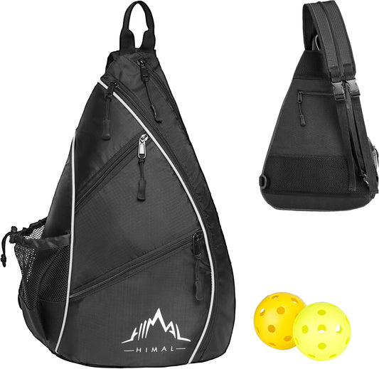 Pickleball Bag Adjustable, Pickleball Backpack with Water Bottle Holder for Men and Women