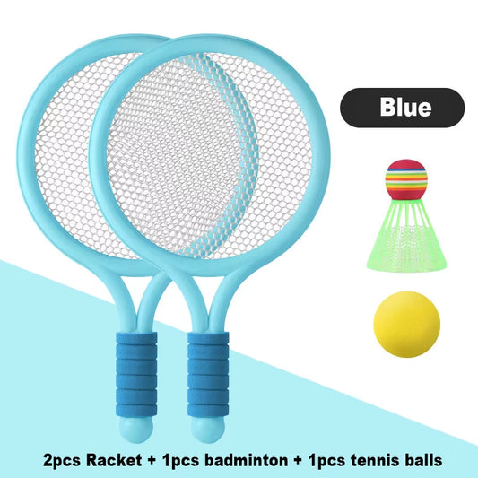 Racket Tennis for Children Outdoor Sports Badminton Racket Kindergarten Toy Set for 3-12Years Old Badminton Sets