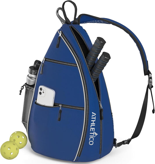 Sling Bag - Crossbody Backpack for Pickleball, Tennis, Racketball, and Travel for Men and Women