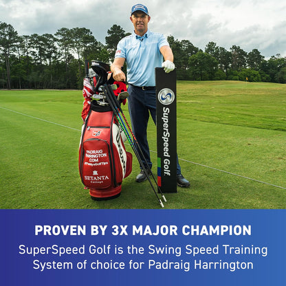 | Swing Speed Training System | Gain Swing Speed and 20 Yards | Speed Sticks™ Used by Padraig Harrington | App Training Protocols