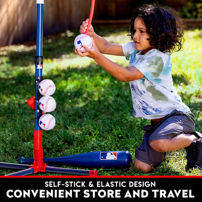 Grow-With-Me Kids Baseball Batting Tee + Stand Set for Youth + Toddlers - Youth Baseball, Softball + Teeball Hitting Tee Set for Boys + Girls